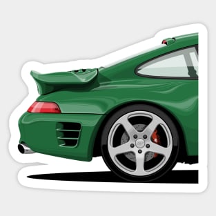 R Turbo Sticker